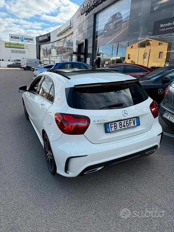 Usata Mercedes A200 136 CV (100 kW) 2016 Bianco Berlina