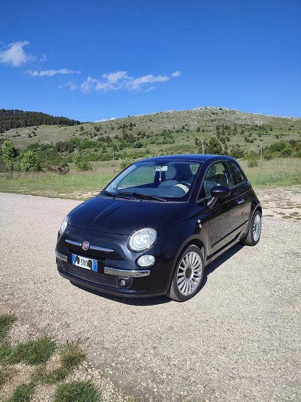 Usata Fiat 500 Lounge 95 CV (69 kW) 2015 Nero Utilitaria