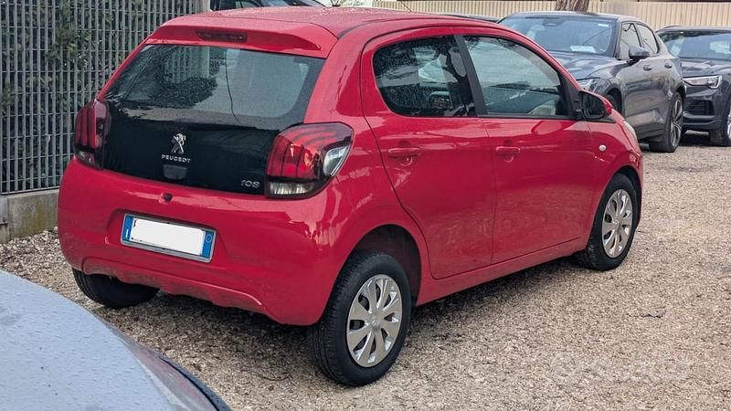 Usata Peugeot 108 69 CV (50 kW) 2018 Rosso Berlina