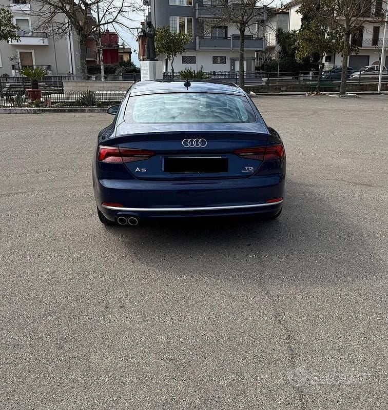 Usata Audi A5 Sportback Advanced 190 CV (139 kW) 2018 Blu Utilitaria