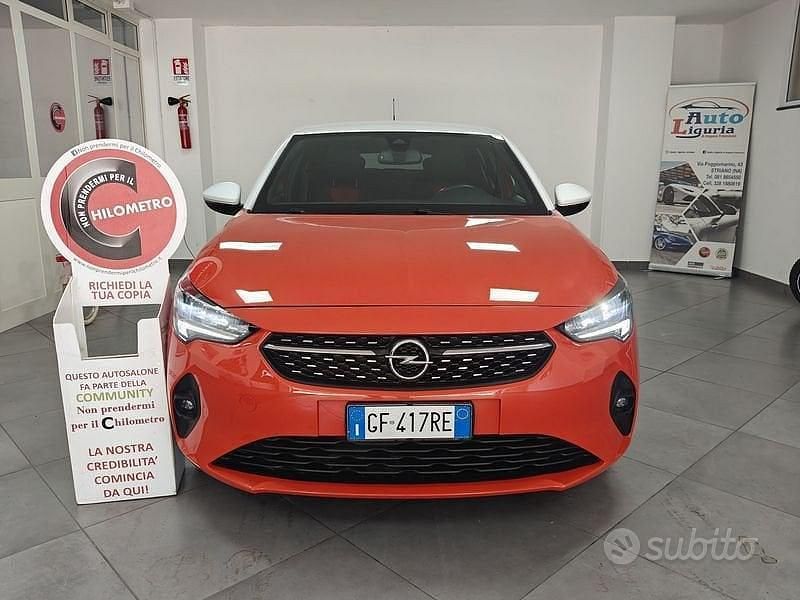 Usata Opel Corsa GS Line 100 CV (73 kW) 2020 Arancione Utilitaria