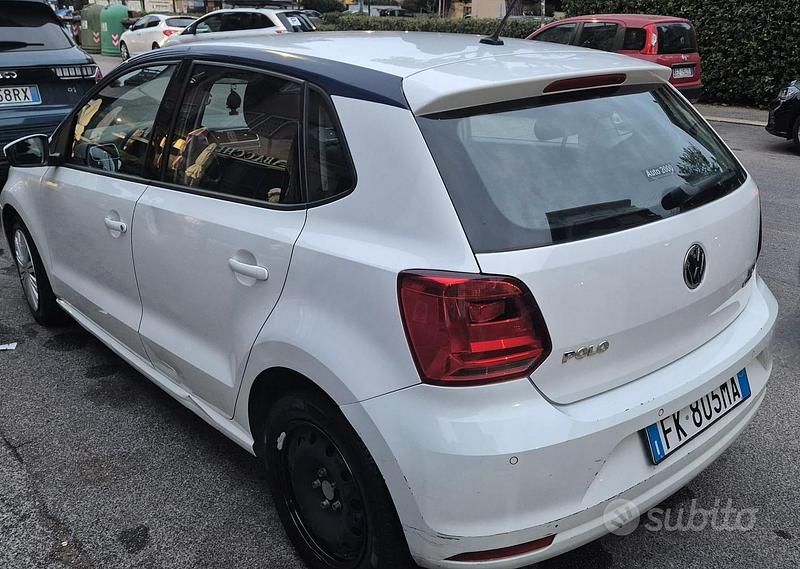 Usata VW Polo 75 CV (55 kW) 2017 Bianco Utilitaria
