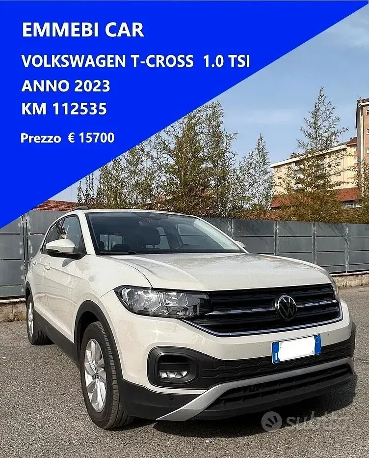 Usata VW T-Cross Style 110 CV (80 kW) 2023 Beige SUV