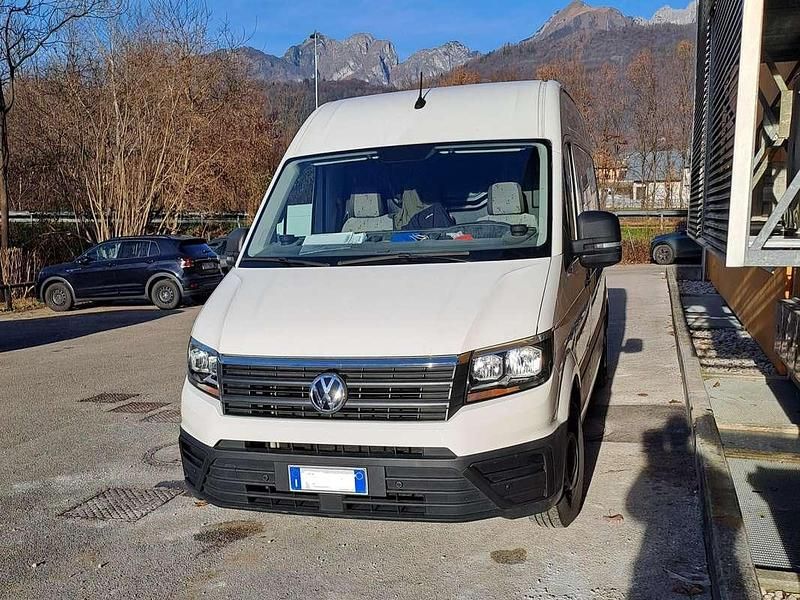 Usata VW Crafter Business 140 CV (102 kW) 2018 Bianco Furgone
