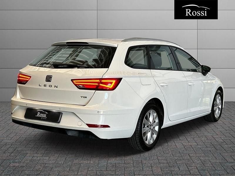 Usata Seat Leon ST FR 131 CV (96 kW) 2019 Bianco Station wagon