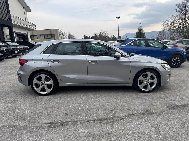 Usata Audi A3 Advanced 116 CV (85 kW) 2022 Argento Berlina