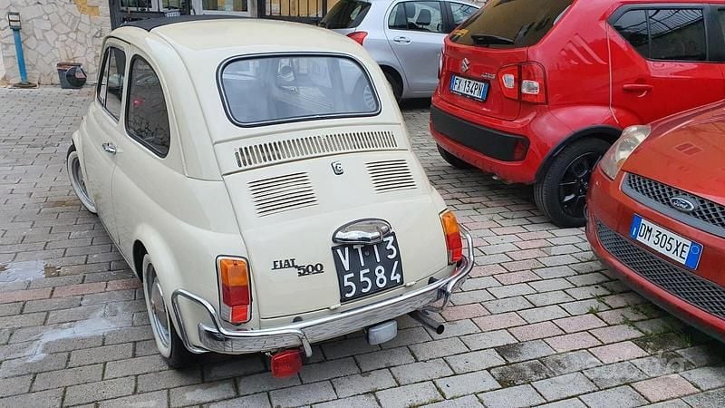 Usata Fiat 500 18 CV (13 kW) 1970 Beige Utilitaria