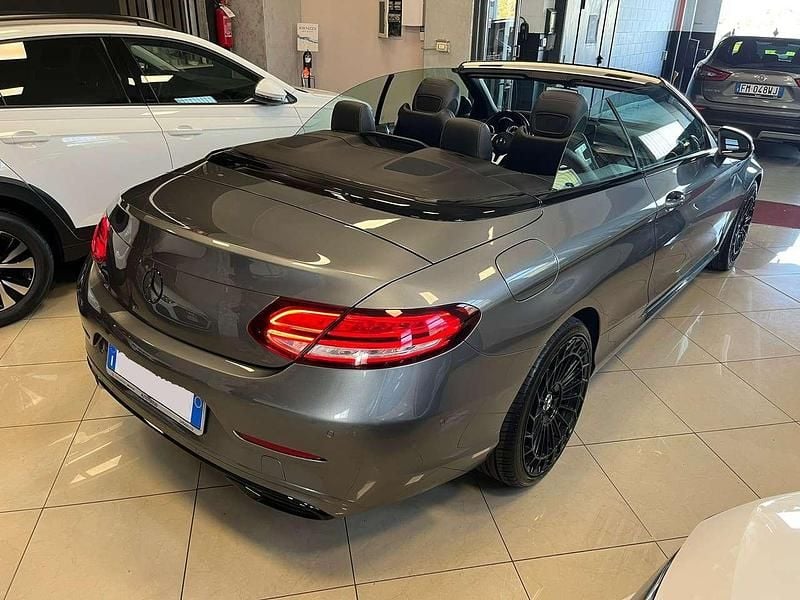 Usata Mercedes C220 Premium 194 CV (142 kW) 2021 Grigio Cabrio