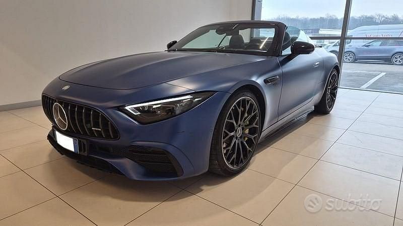 Usata Mercedes SL43 AMG AMG Line Premium Plus 421 CV (309 kW) 2024 Blu Cabrio