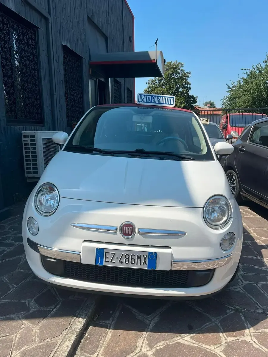 Usata Fiat 500C Lounge 69 CV (50 kW) 2015 Bianco Cabrio