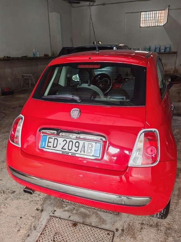 Usata Fiat 500 Lounge 69 CV (50 kW) 2010 Rosso Berlina