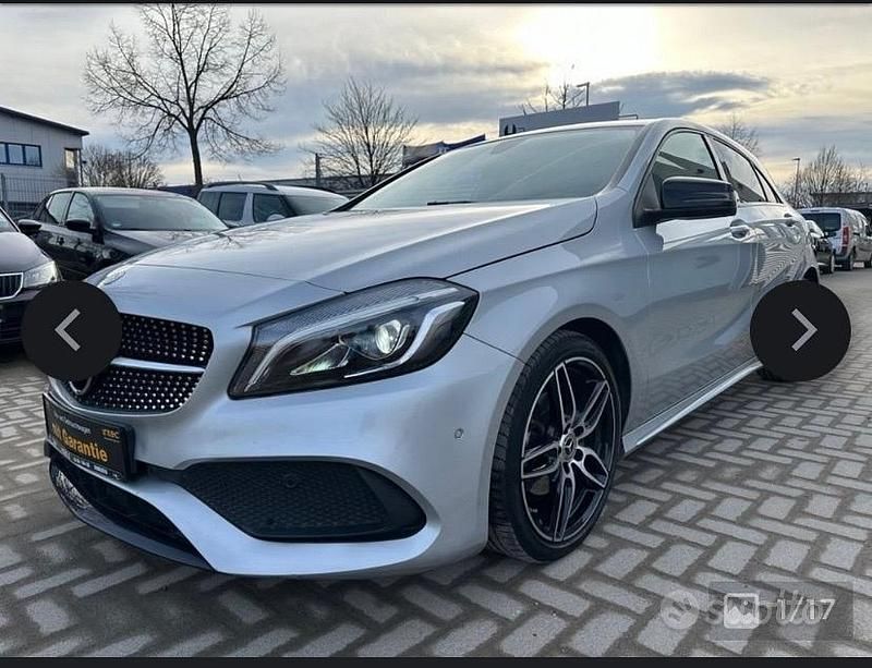 Usata Mercedes A180 AMG 122 CV (89 kW) 2017 Grigio Berlina