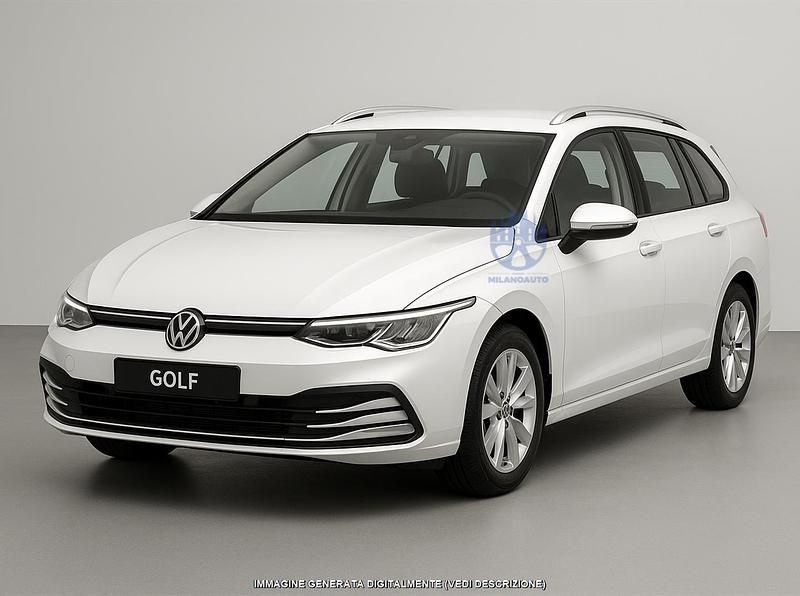 Usata VW Golf VIII Active 116 CV (85 kW) 2022 Bianco Station wagon