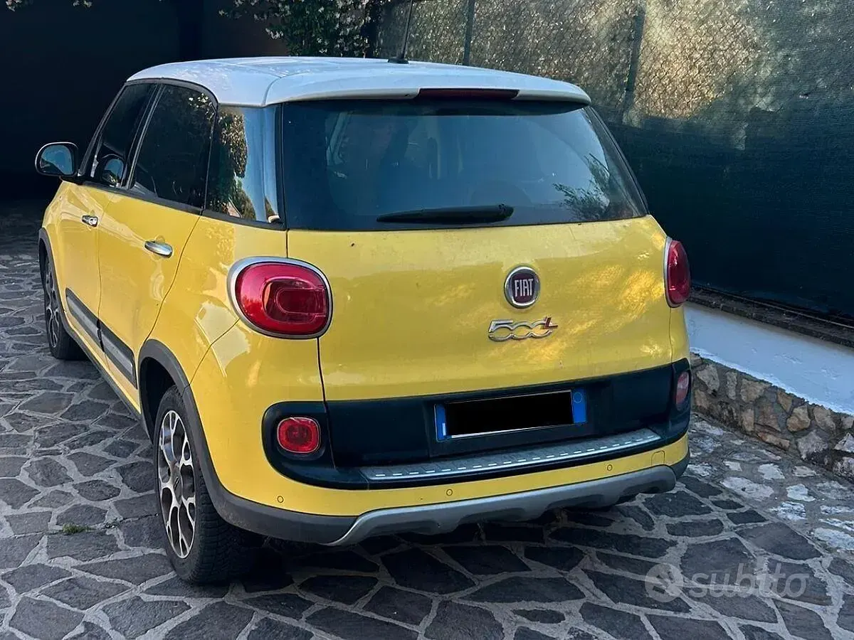 Usata Fiat 500L Lounge 120 CV (88 kW) 2017 Giallo Monovolume