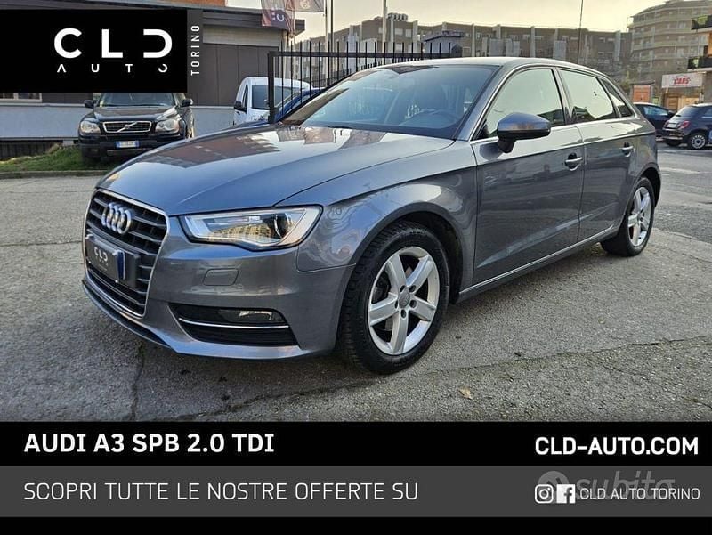 Usata Audi A3 Ambition 150 CV (110 kW) 2013 Grigio Berlina