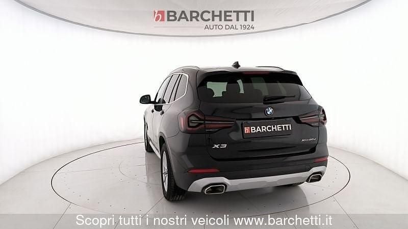 Usata BMW X3 Comfort Edition 190 CV (139 kW) 2022 Nero SUV