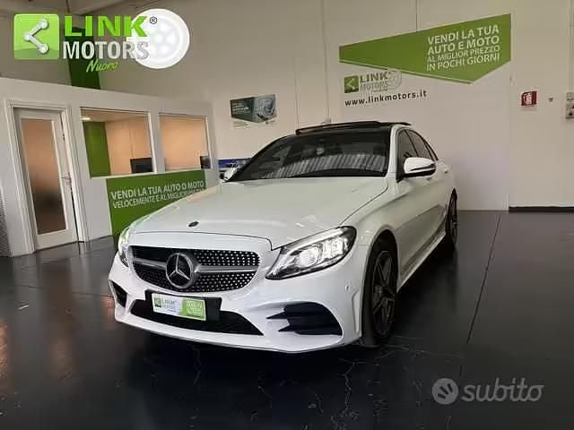 Usata Mercedes C220 Premium 194 CV (142 kW) 2019 Bianco Berlina