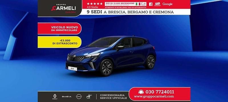 Blu iron Nuova 2025 Renault Clio V Techno Tre volumi | 18.800 € (Buon prezzo) - Immagine 1/4