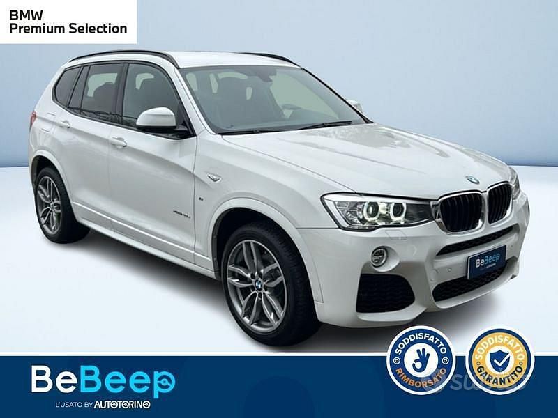 Usata BMW X3 M Sport 190 CV (139 kW) 2017 Bianco pastello SUV