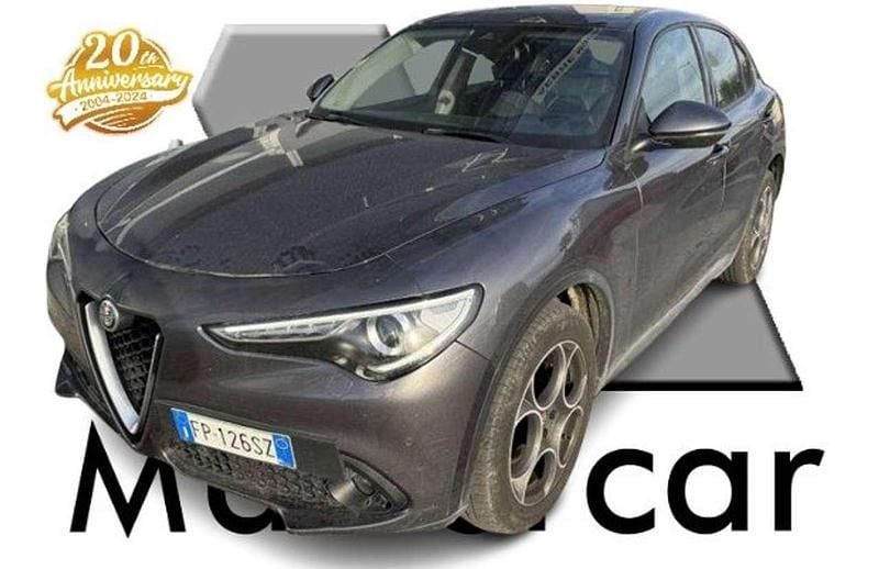 Grigio Usata 2018 Alfa Romeo Stelvio Super SUV | 13.700 € (Super prezzo) - Immagine 1/4