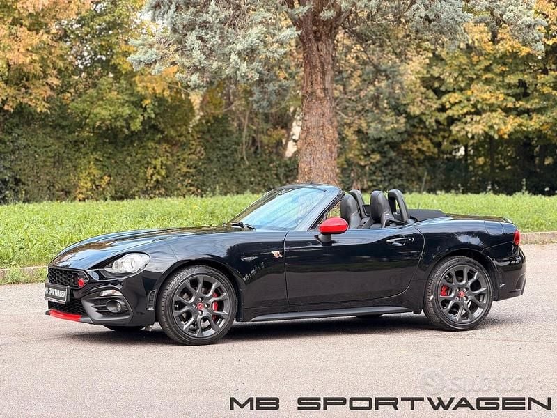 Usata Abarth 124 Spider 170 CV (125 kW) 2017 Nero Cabrio