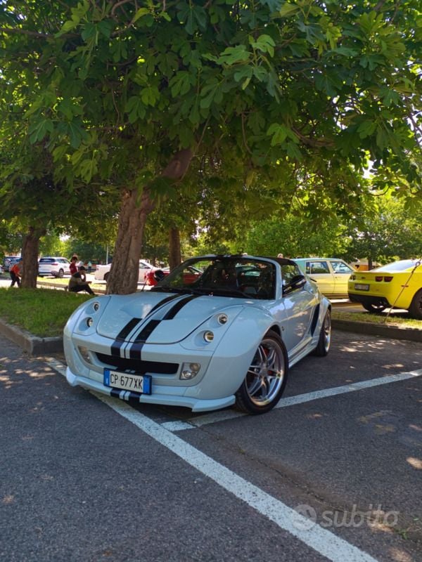 Usata Smart Roadster 82 CV (60 kW) 2003 Grigio Cabrio