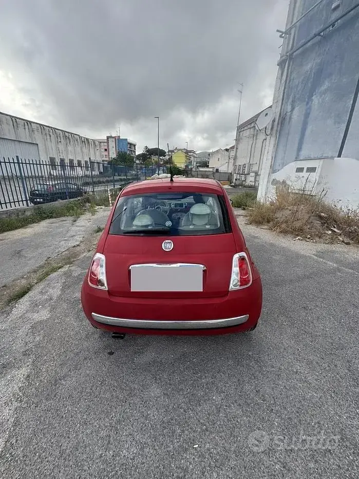 Usata Fiat 500 Lounge 75 CV (55 kW) 2008 Rosso Berlina