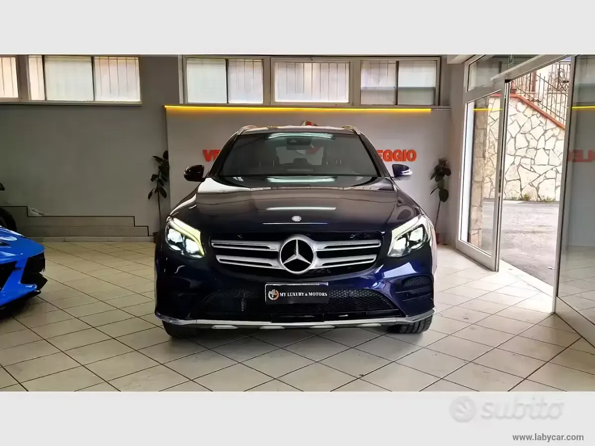 Usata Mercedes GLC250 Premium 204 CV (150 kW) 2016 Blu/azzurro SUV