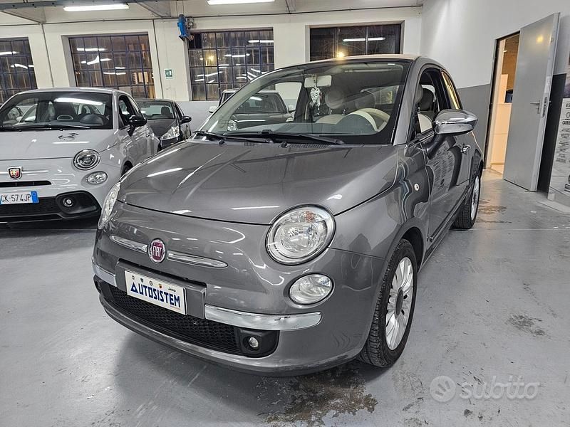 Usata Fiat 500C Lounge 95 CV (69 kW) 2015 Grigio Cabrio