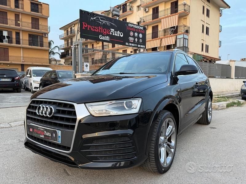 Usata Audi Q3 S-Line 150 CV (110 kW) 2017 Nero SUV