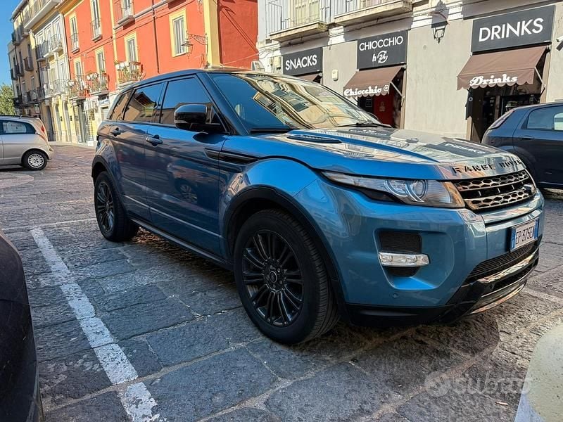 Usata Land Rover Range Rover evoque Prestige 150 CV (110 kW) 2013 Blu SUV