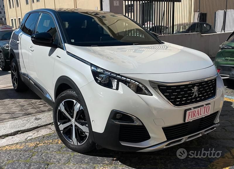Usata Peugeot 3008 GT-line 130 CV (95 kW) 2020 Bianco SUV