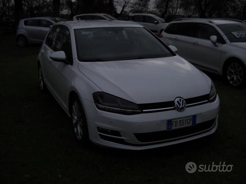 Usata VW Golf VII Comfortline 110 CV (80 kW) 2016 Bianco Berlina