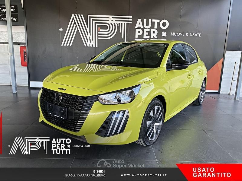 Usata Peugeot 208 Active 101 CV (74 kW) 2024 Bianco Utilitaria