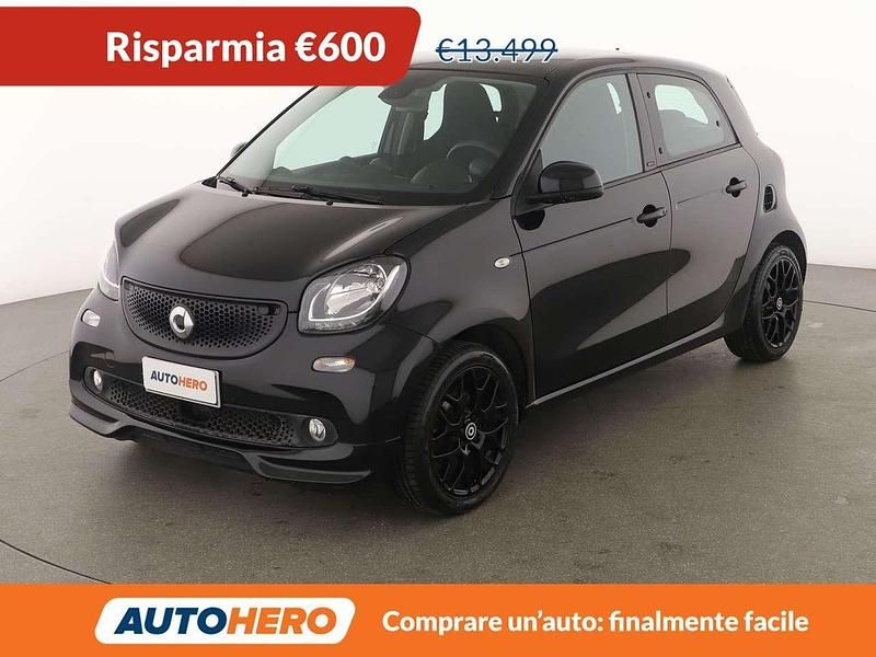 Usata Smart ForFour Basis 71 CV (52 kW) 2019 Nero Utilitaria