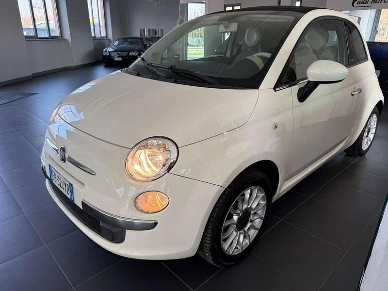 Usata Fiat 500C Lounge 69 CV (50 kW) 2010 Bianco Cabrio