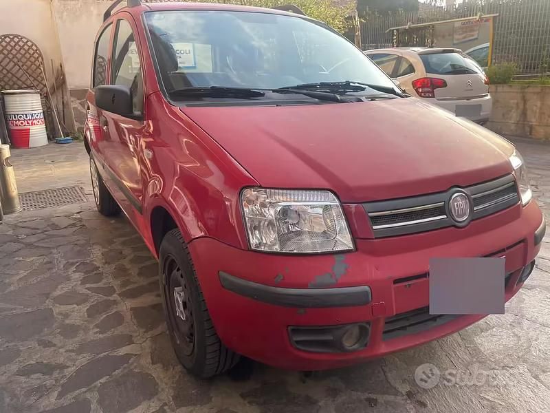 Usata Fiat Panda 2008 Rosso Utilitaria