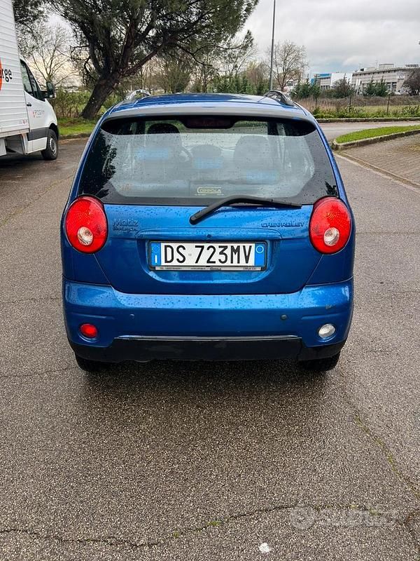Usata Chevrolet Matiz SX 67 CV (49 kW) 2008 Blu Utilitaria