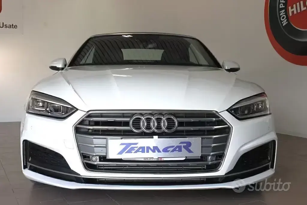 Usata Audi A5 S-Line 190 CV (139 kW) 2018 Bianco Coupé