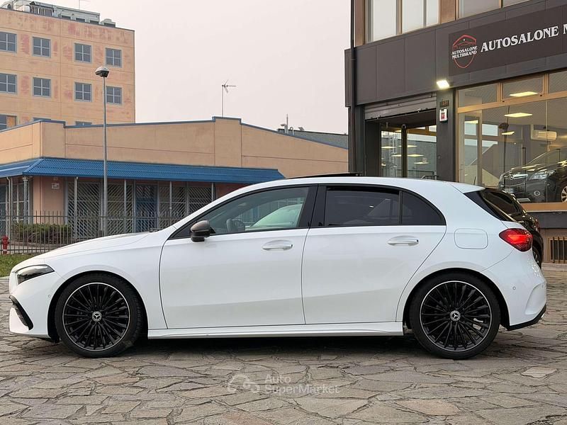Usata Mercedes A180 AMG Line Premium 136 CV (100 kW) 2023 Bianco Berlina