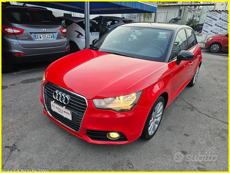 Usata Audi A1 90 CV (66 kW) 2012 Rosso Berlina