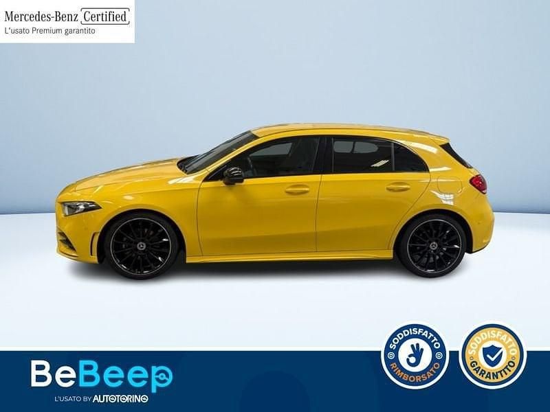 Usata Mercedes A180 Premium 116 CV (85 kW) 2022 Giallo Berlina