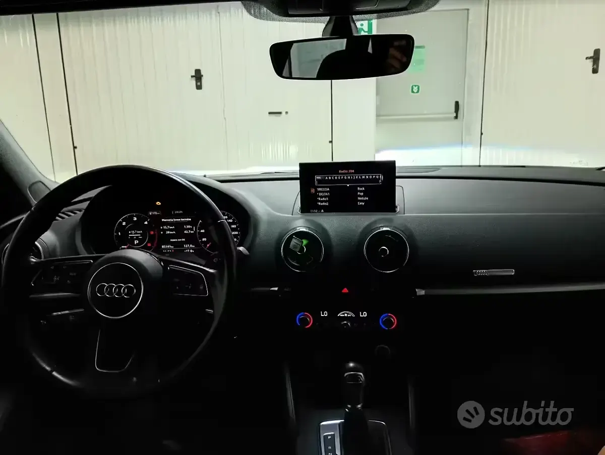 Usata Audi A3 Admired 116 CV (85 kW) 2019 Nero Berlina