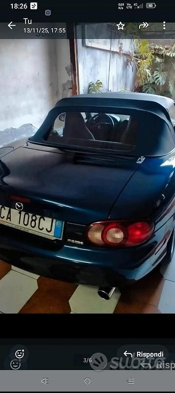 Usata Mazda MX5 2002 Blu Cabrio