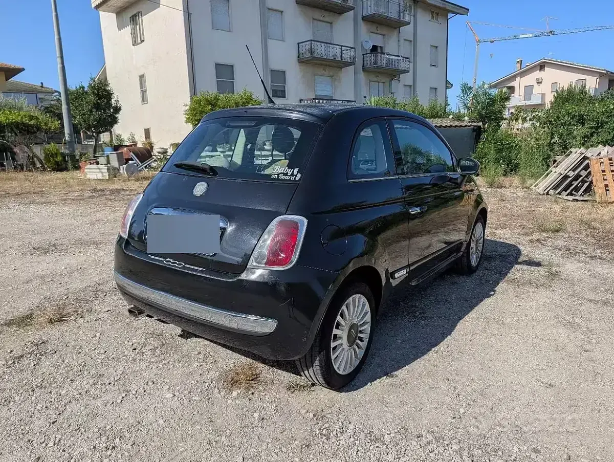 Usata Fiat 500 69 CV (50 kW) 2010 Nero Berlina