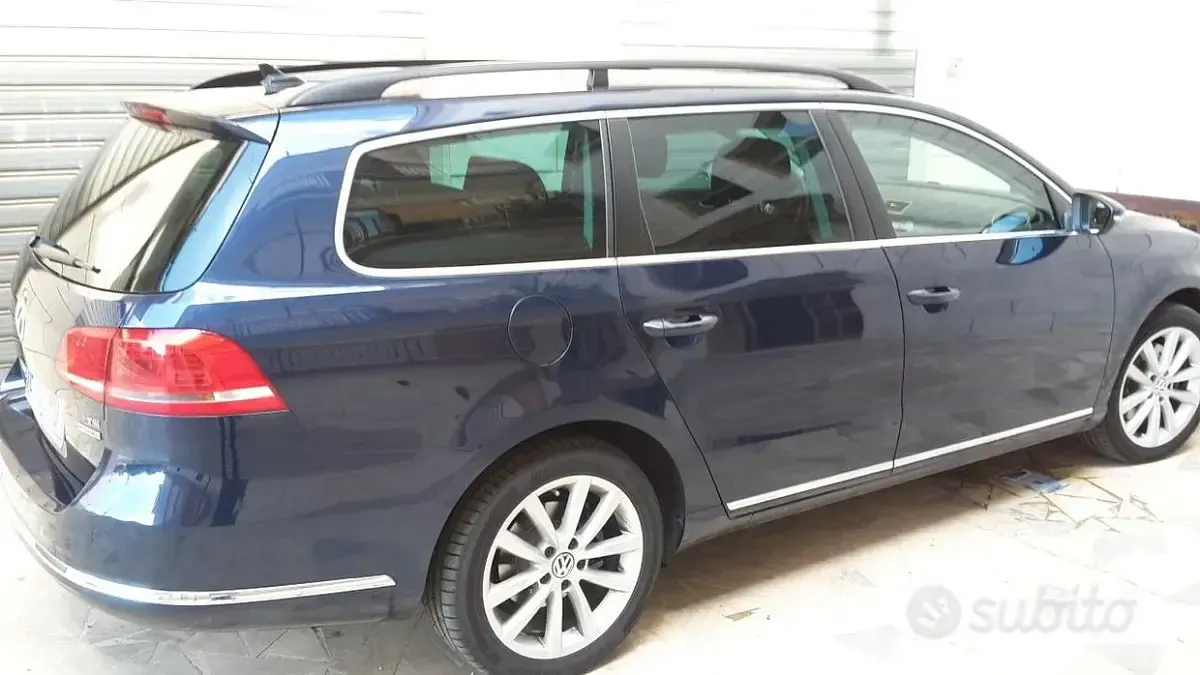 Usata VW Passat 150 CV (110 kW) 2014 Blu Station wagon