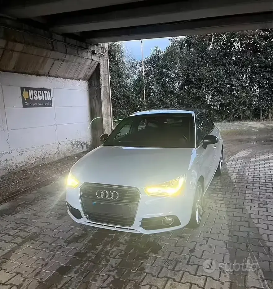 Usata Audi A1 90 CV (66 kW) 2014 Bianco Utilitaria