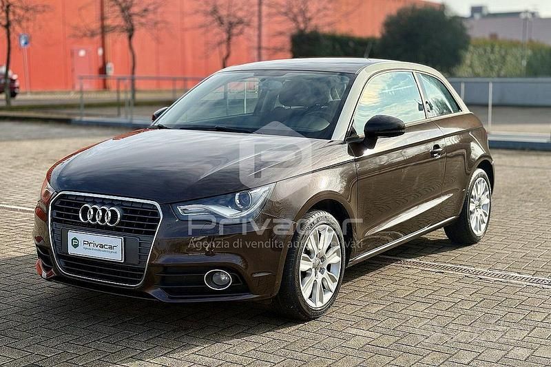 Usata Audi A1 Ambition 86 CV (63 kW) 2012 Marrone Utilitaria