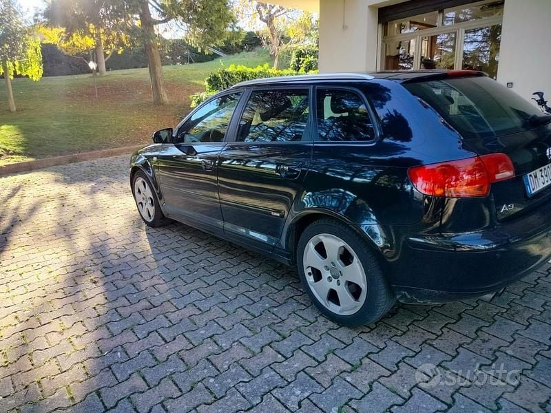 Usata Audi A3 170 CV (125 kW) 2008 Nero Utilitaria