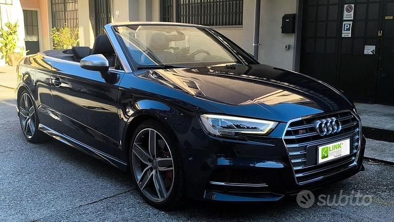 Usata Audi S3 310 CV (228 kW) 2017 Blu Cabrio